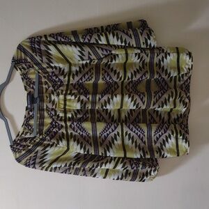 INC Aztec Pattern Blouses